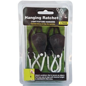 Grow Light Hanger Set w/Ratchet, 2-pack
