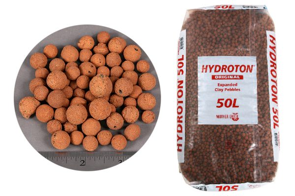 Hydroton Expanded Clay Pebbles, 8-16mm