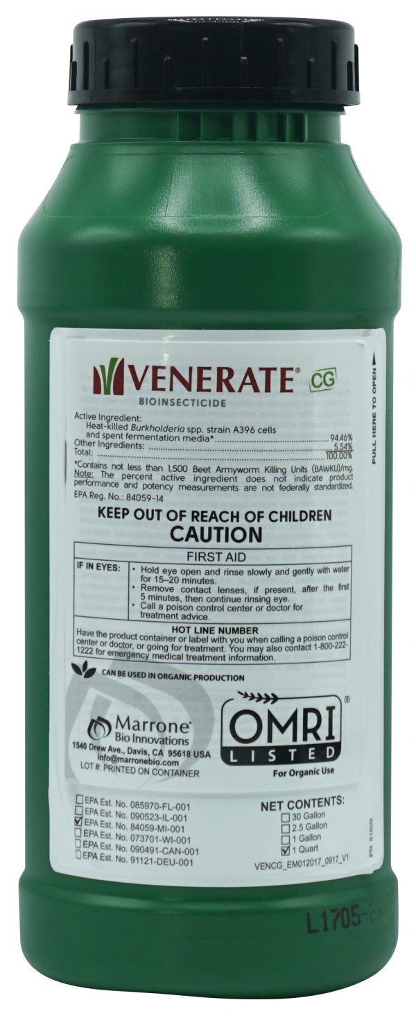 Venerate CG – Quart – Controls Thrips, mites, aphids