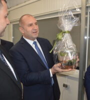 President Radev at Aquaponics Bulgaria