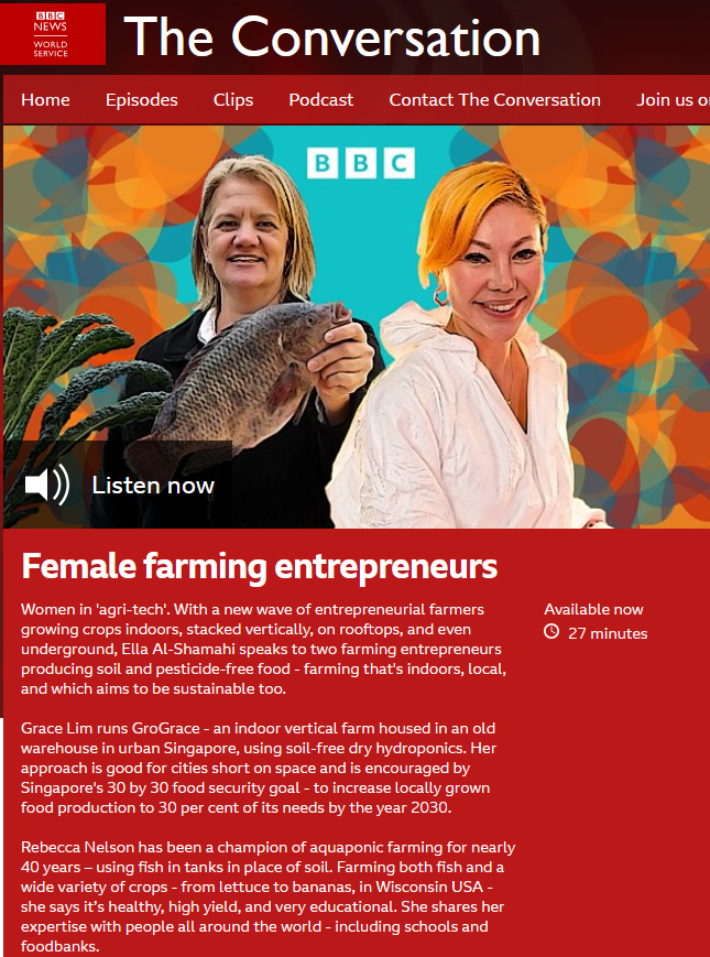 BBC Features Rebecca Nelson and Aquaponics